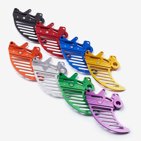 Full-E Charged Rear Dual Caliper Disc Guard for Ultra Bee Orange