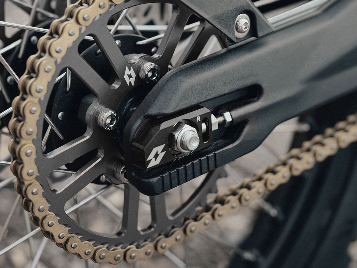Full-E Charged Rear Sprocket 520-46T for Komodo / Ultra Bee Black