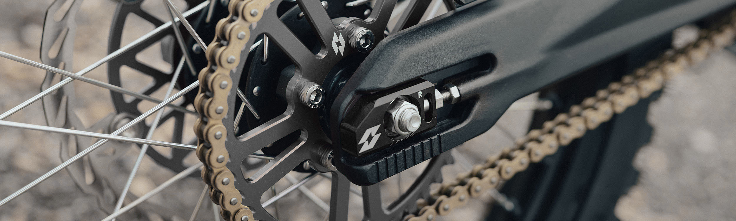 Full-E Charged Rear Sprocket 420-54T Black