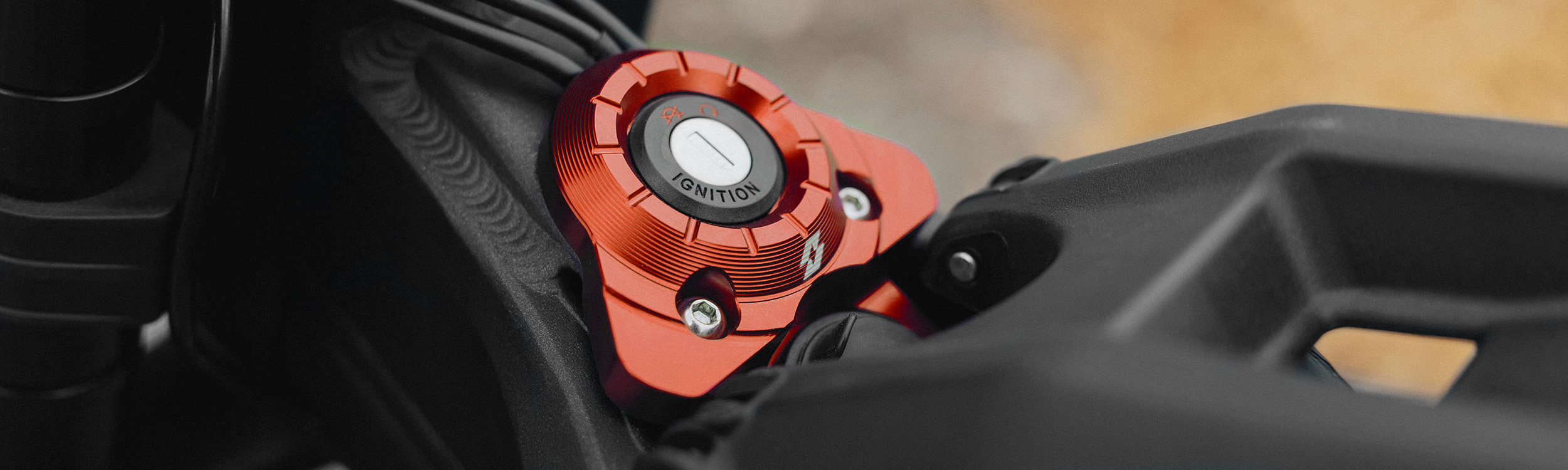 Full-E Charged Ignition Mount Plate Orange