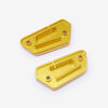 Full-E Charged Brake Reservoir Caps Gold for Light Bee
