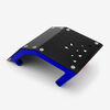 EBMX Blue Aluminum Bashplate for Light_bee