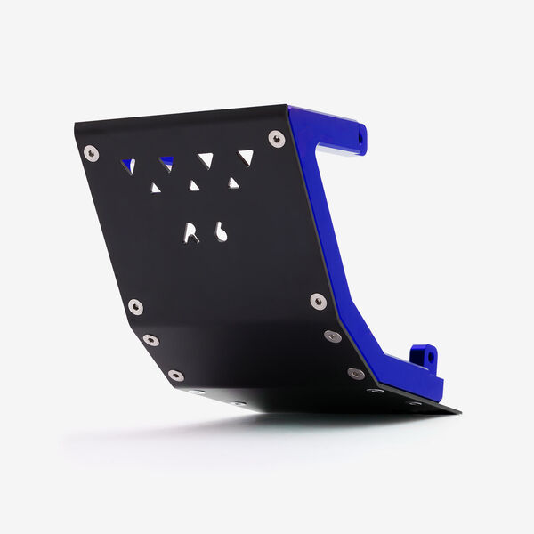 EBMX Blue Aluminum Bashplate for Light_bee