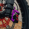 Full-E Charged Front Brake Caliper Bracket for 250mm Oversized Disc Purple